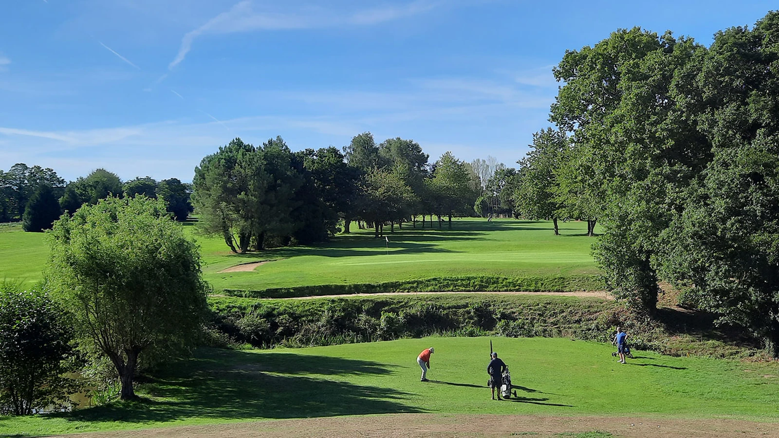 Vue du parcours de golf de dinan la corbinais.