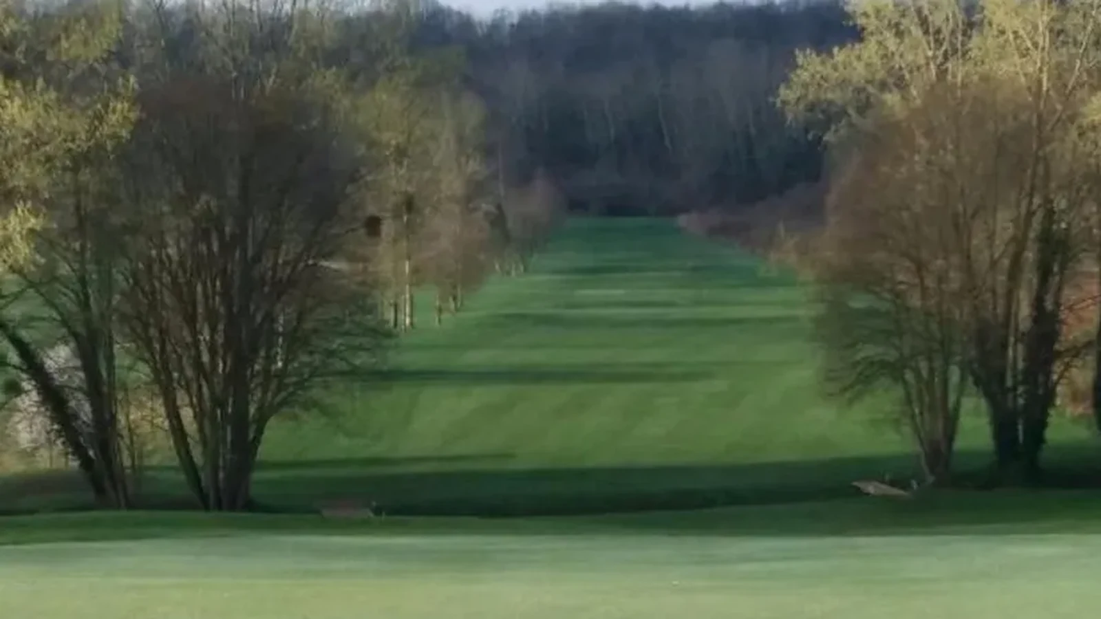 Long fairway vallonné et arboré d’UGOLF Gadancourt.