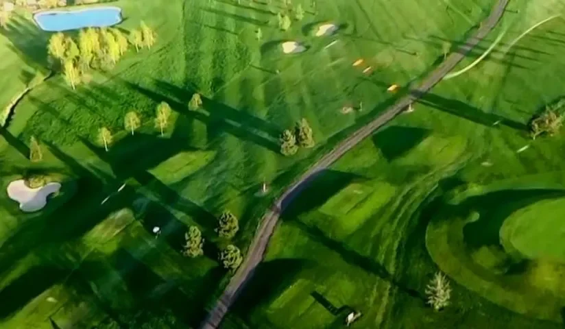 Vue aérienne du parcours de Sarrebourg