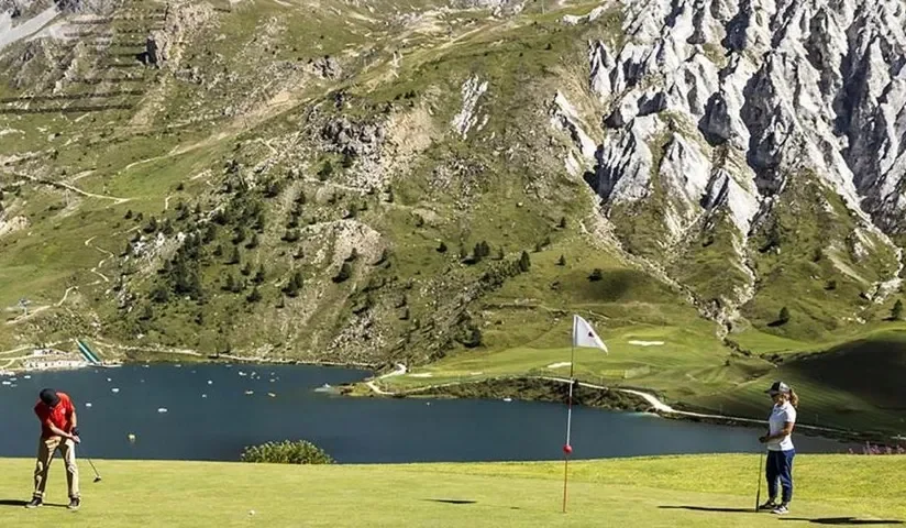 Vue du parcours — Golf du Lac de Tignes