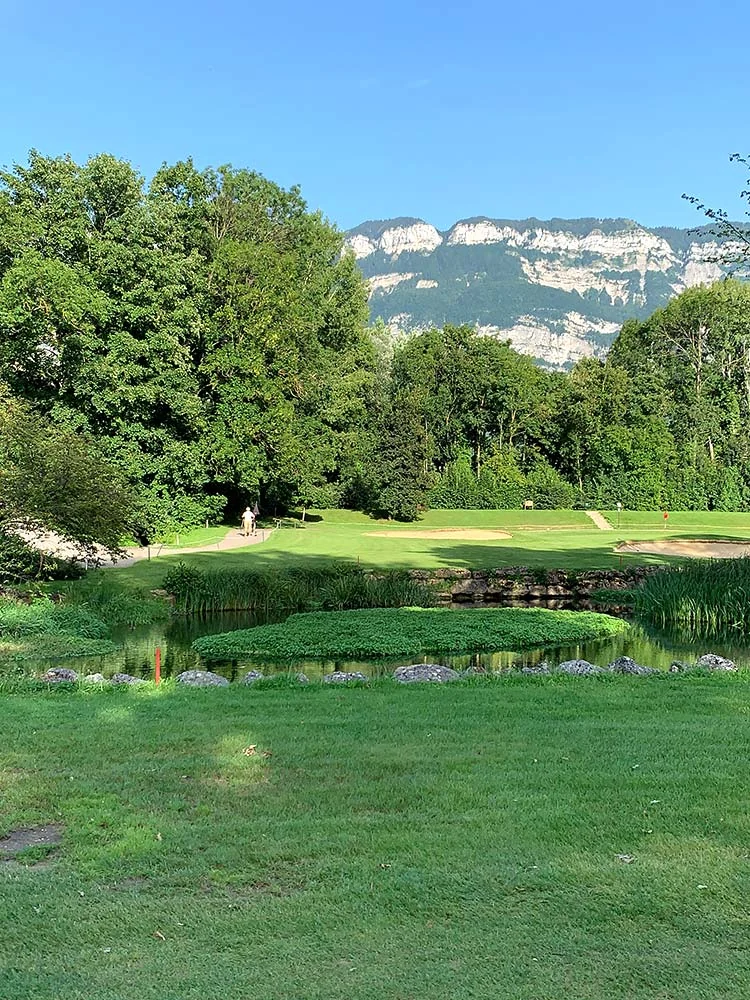 Vue du parcours — Golf d’Aix-les-Bains