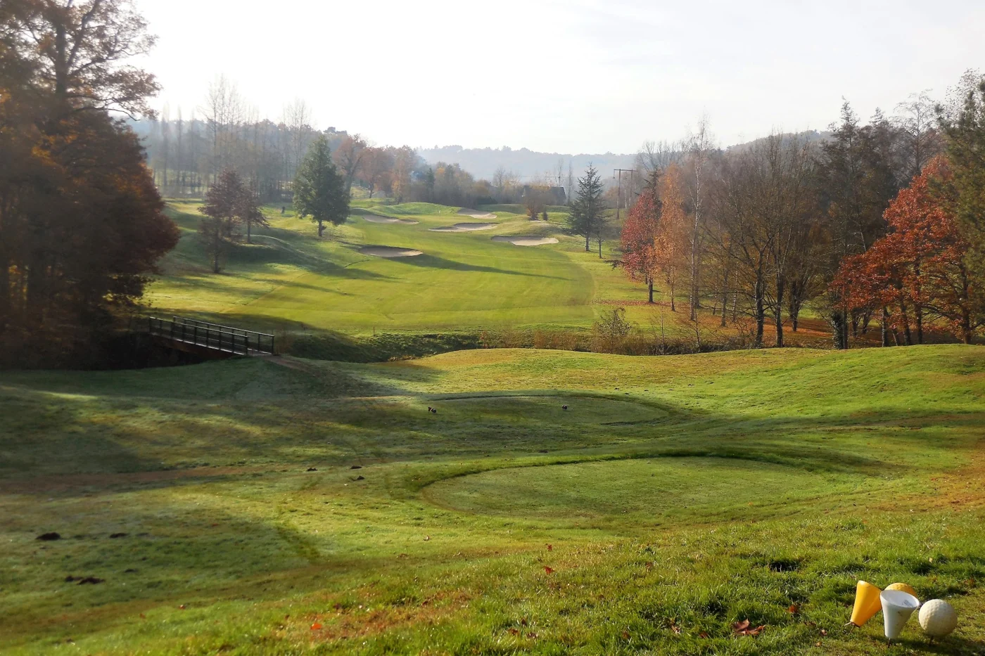 Vallons et fairways du parcours — Golf de Brive-Planchetorte