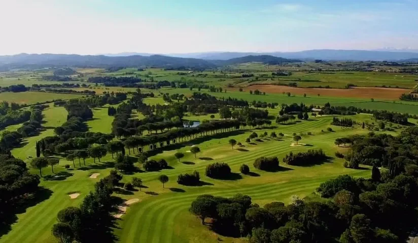 Vue aérienne des fairways — Golf de Carcassonne