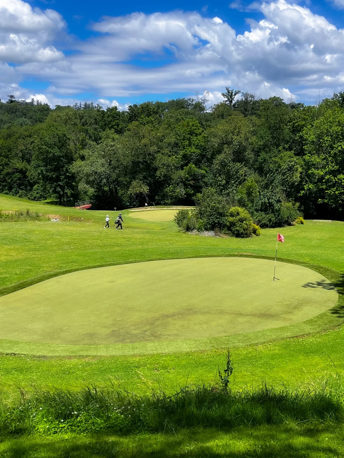 Vue du parcours compact du Golf Lyon Tassin.